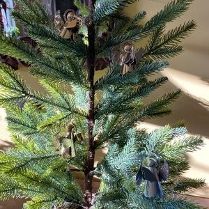 Set of 4 Angel Christmas Decorations